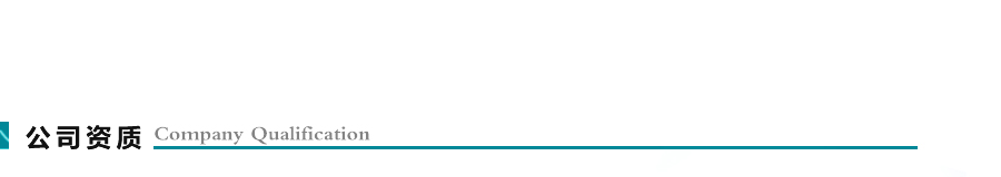 公司资质