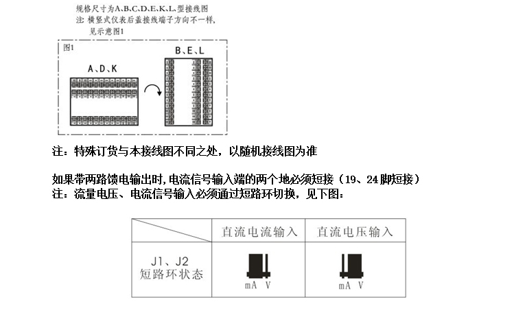 米科MIK-2600流量积算仪产品接线图