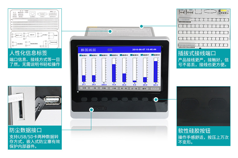 MIK-6000C記錄儀產品細節