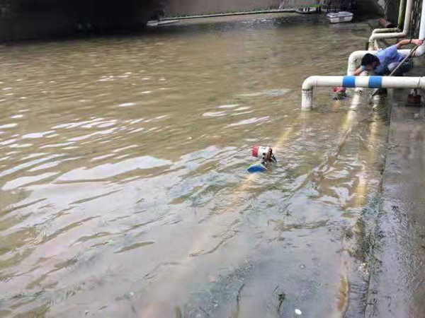 安信9电磁流量计在大水淹没中使用